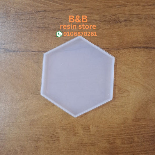 4 inch hexagon coaster