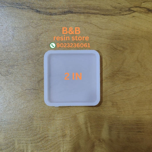 2IN Square Plain 4mm Depth