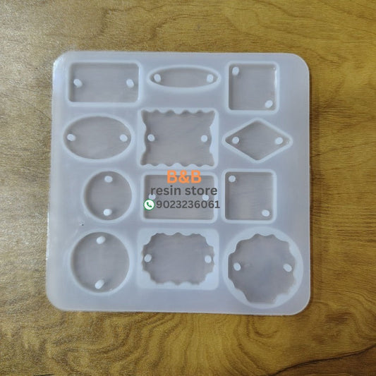 12 Cavity Kite Rakhi Mould 3mm Depth