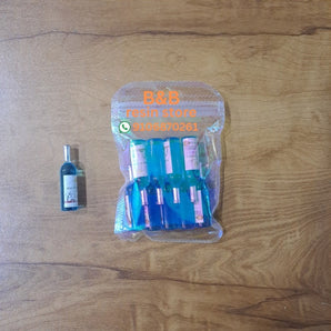 blue bottle miniature