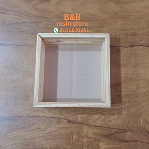 wooden tray 6x6 inch 50mm dp