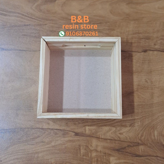 wooden tray 6x6 inch 50mm dp