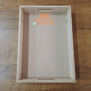 wooden tray 10x14 inch 50mm dp